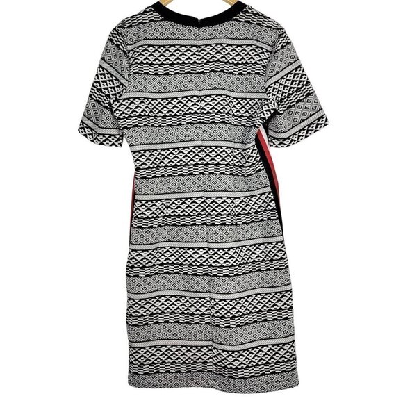 ELOQUII Women's Patterned Sweater/Quilted Stretchy Dress With Stripe Sides Sz 14 - Picture 6 of 13